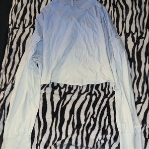 🩵GUC🩵 victoria’s secret pink long-sleeved crop top